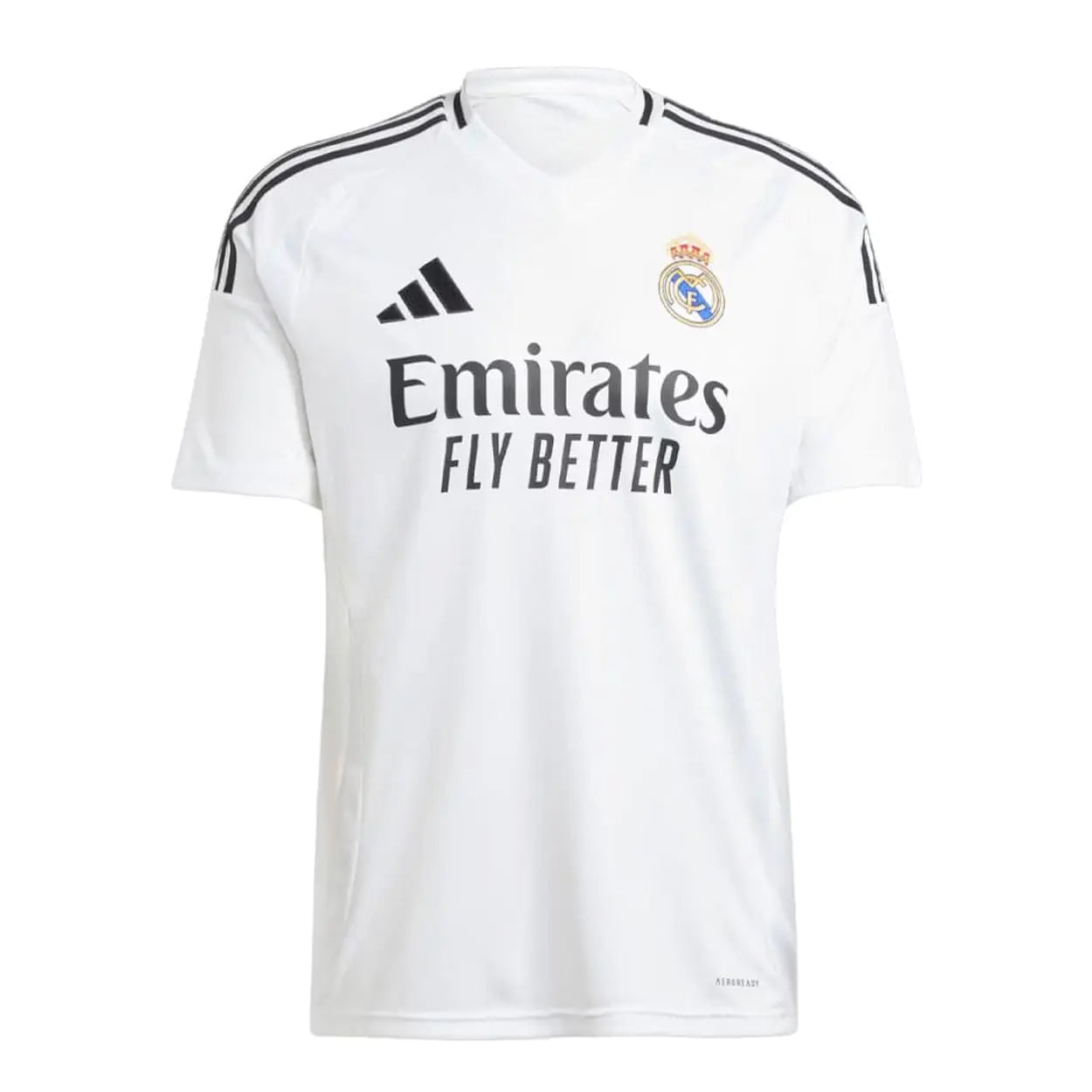 adidas Real Madrid Men’s Stadium Home Jersey 2024/25 (US Alpha Small Regular Regular White)