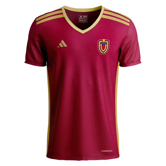 Camiseta de Venezuela Venezuela Soccer Jersey Camiseta de Futbol Ideal para Aficionados al Soccer y Baseball (US Alpha X-Large Regular Regular Vinotinto)