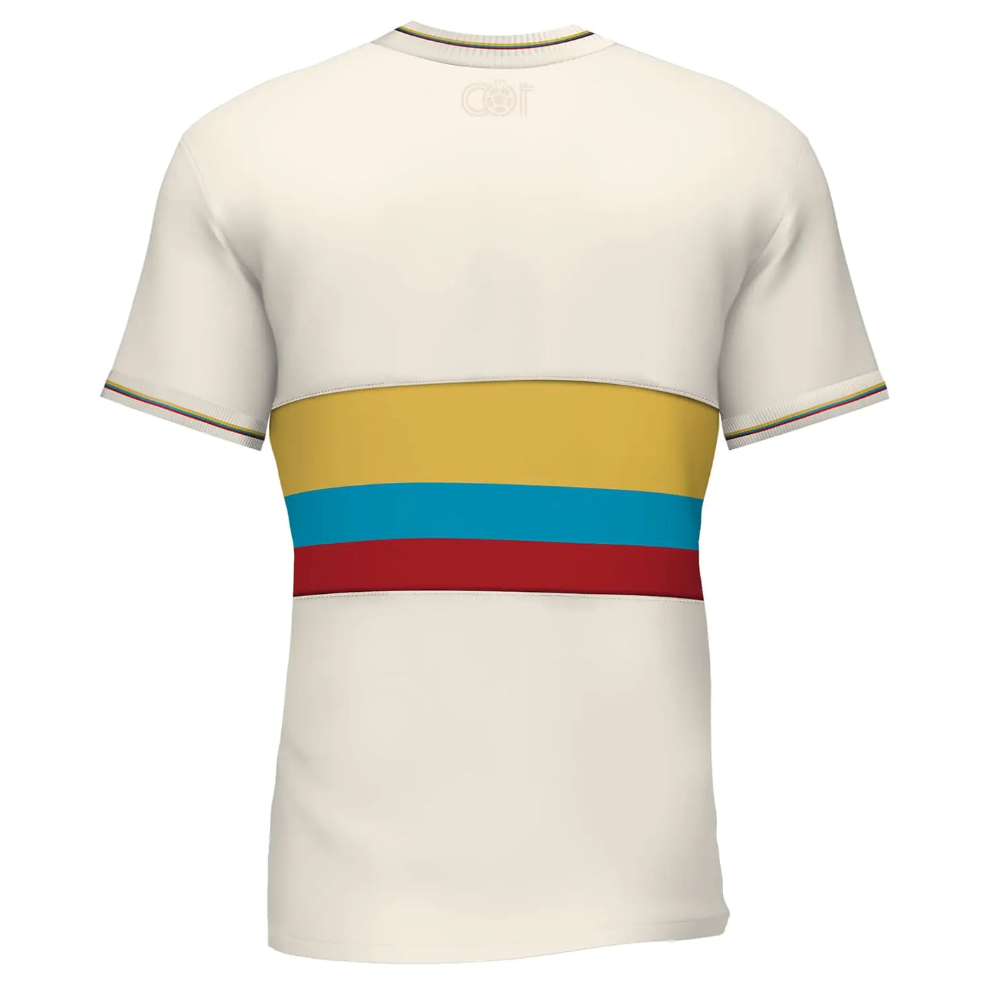 Camiseta Edición Especial Seleccion Colombia - Centenario de la Federación Colombiana - 100 Años Colombia Soccer Jersey White (US Alpha XX-Large Regular Regular White)