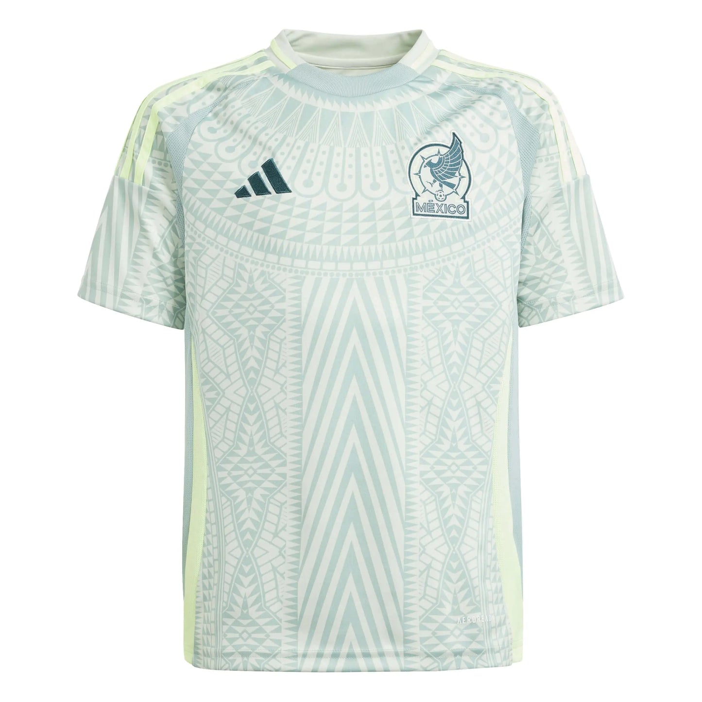 adidas Jersey de Visitante México 2024 para Niños, Color Lino Verde
