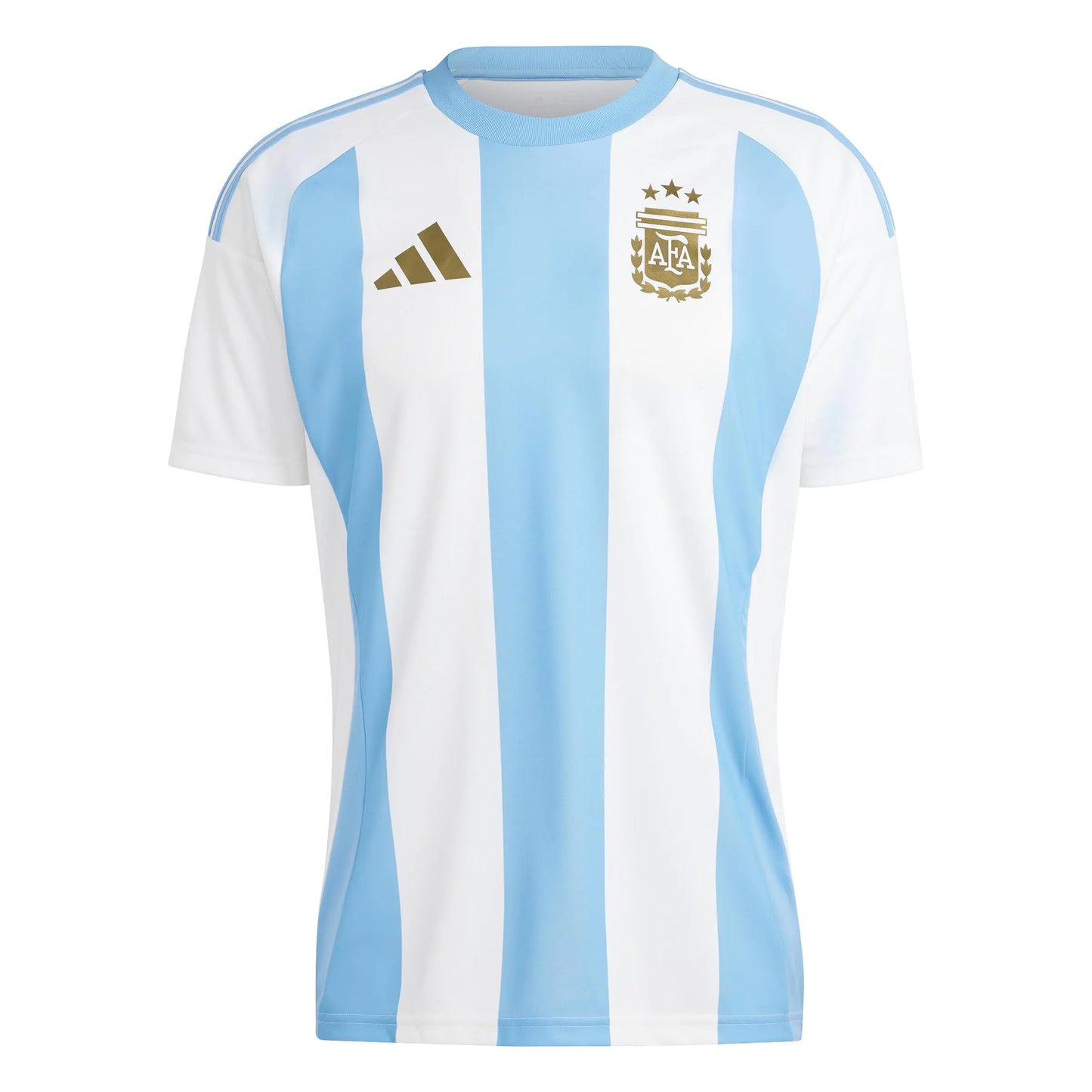Camiseta de Aficionado de Local de Argentina 2024 para Hombre adidas, Blanco/Azul Explosión, Talla Mediana