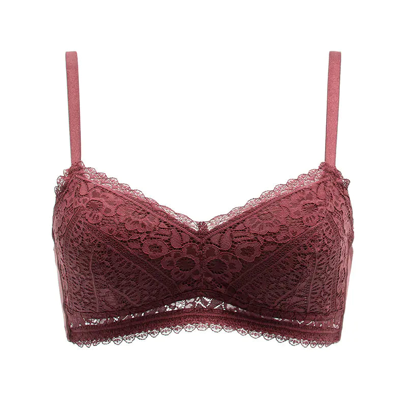 Sujetador de Cobertura Completa de Encaje HSIA