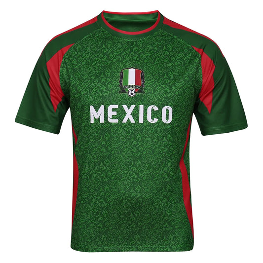 Jersey de Futbol para Aficionados DIBEI 2024 México Talla X-Grande