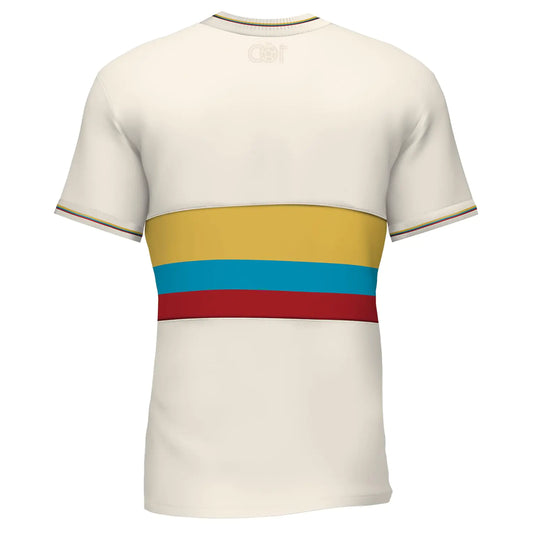 Camiseta Edición Especial Seleccion Colombia - Centenario de la Federación Colombiana - 100 Años Colombia Soccer Jersey White (US Alpha XX-Large Regular Regular White)