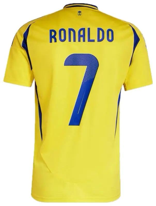 Camiseta de Fútbol Ronaldo #7 2024/25 (Talla XL Regular Amarillo EE.UU.)