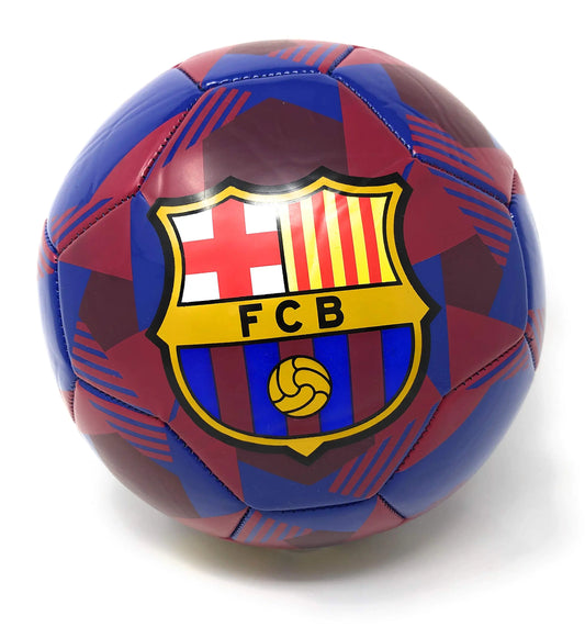 Balón de Fútbol del FC Barcelona Tamaño 5 Messi Barca Balón de Fútbol Licencia Oficial - Ideal para Jugadores Infantiles de Fútbol, Entrenadores, Coaches | Entrenamiento de Fútbol | Práctica | Ejercicios de Tiro | Habilidades